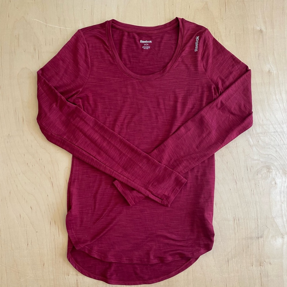 Reebok Long Sleeve Workout / Running Top